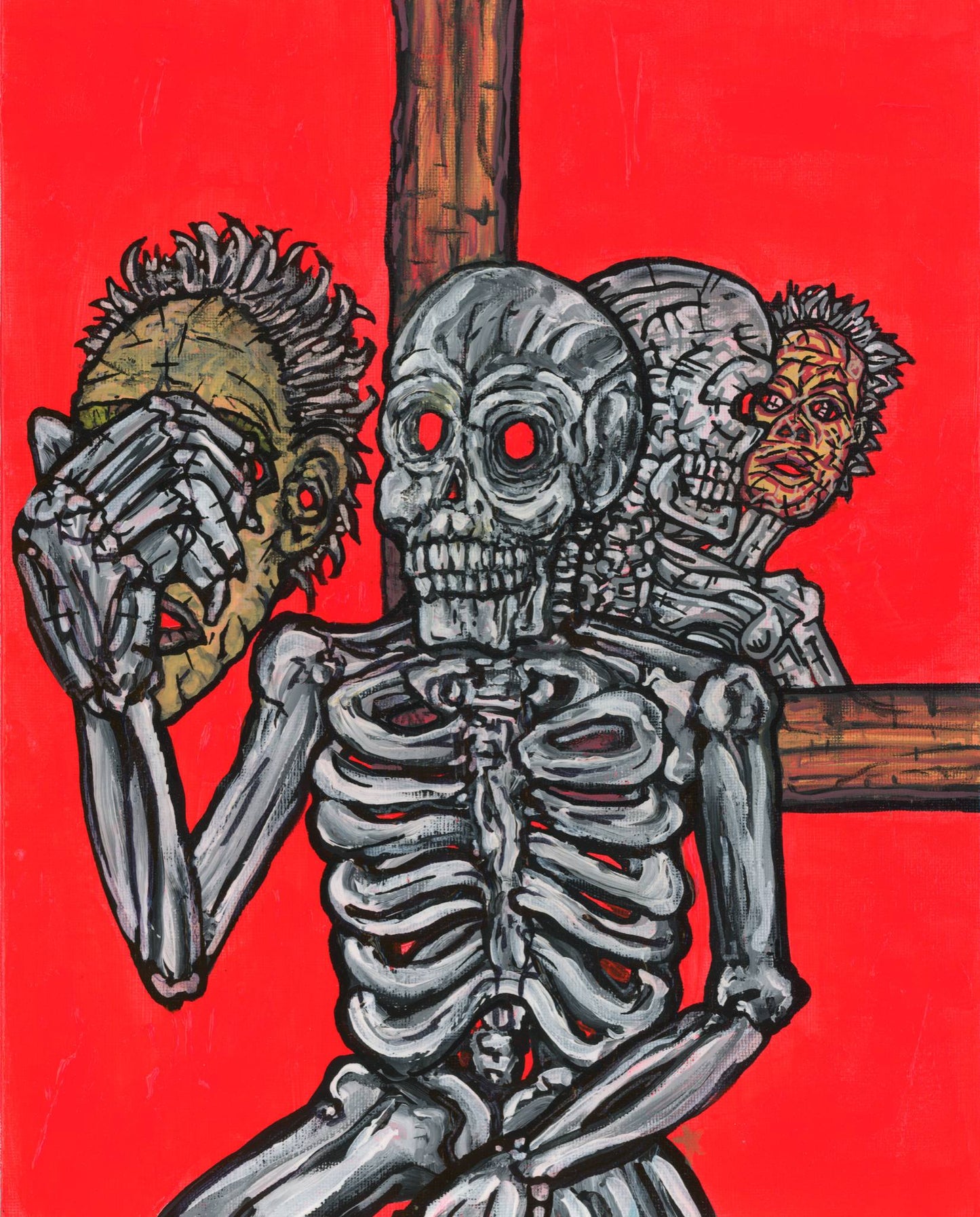 2B or Not 2B — psychedelic art print by Cory Austin Lowe