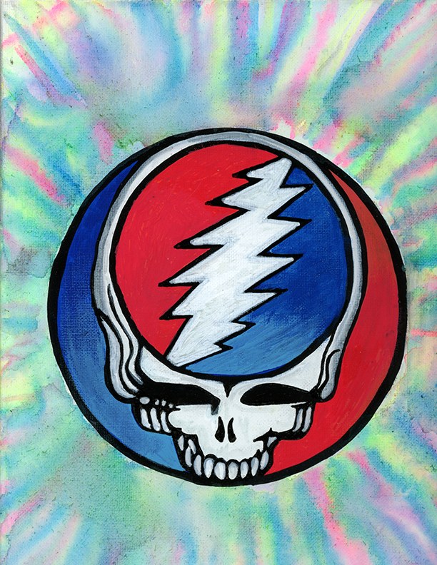 DeadHead — psychedelic art print by Cory Austin Lowe