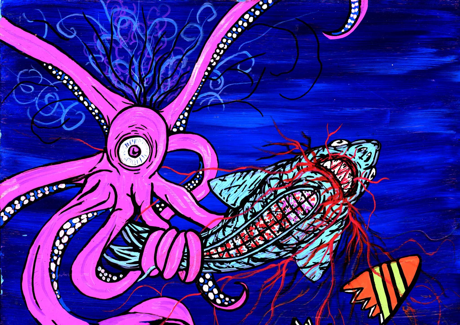 Octopus Revenge — art by Cory Austin Lowe by Cory Austin Lowe