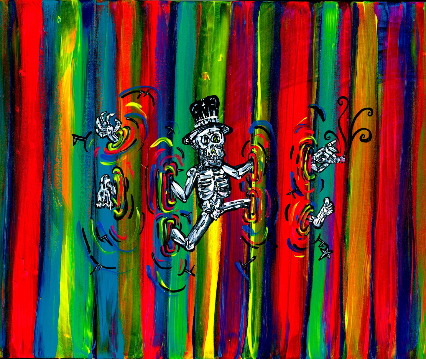 Trucking Through — psychedelic art print by Cory Austin Lowe